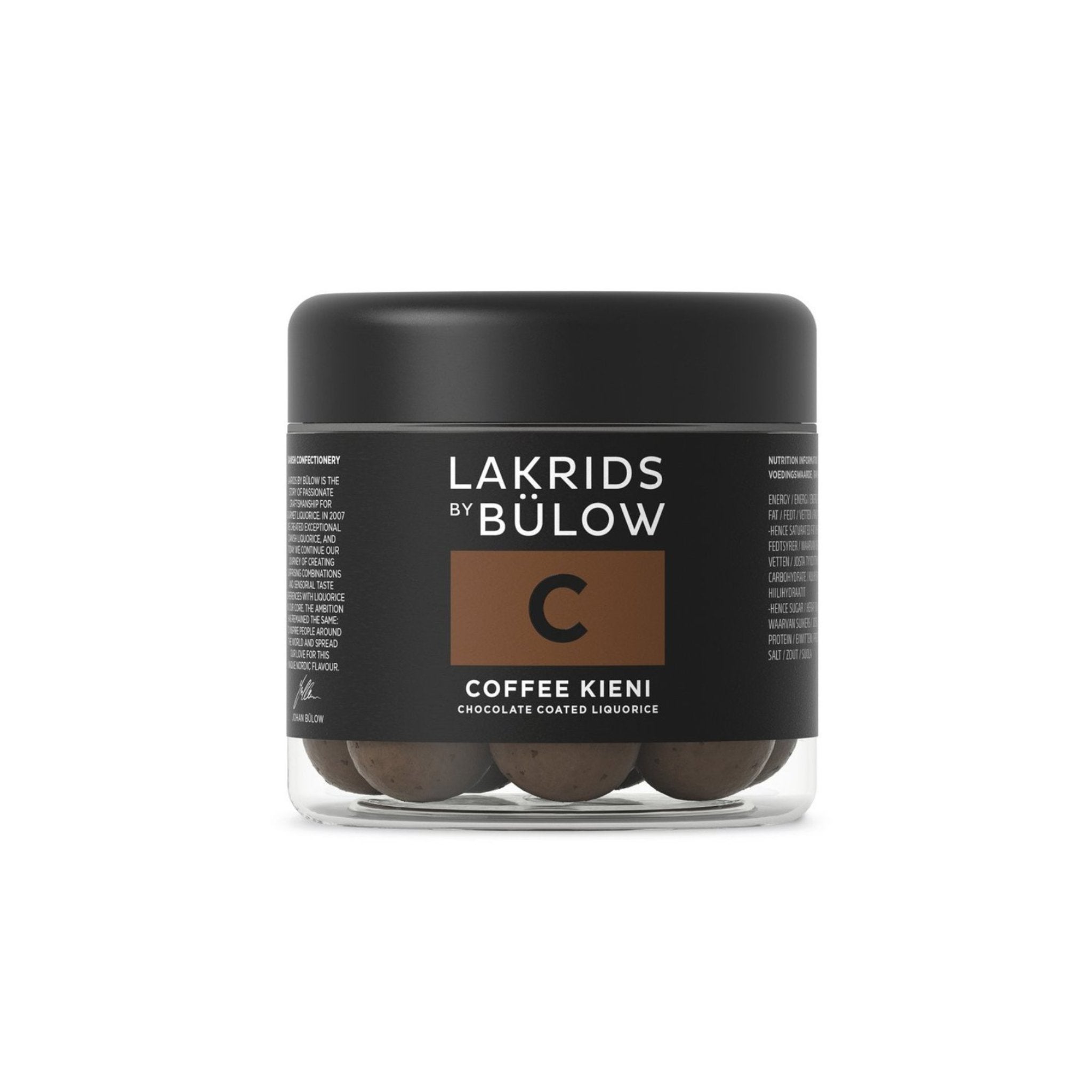 Lakrids Liquorice C - Coffee & Milk Chocolate 125g Ingredients Chocolate Bars & Confectionery