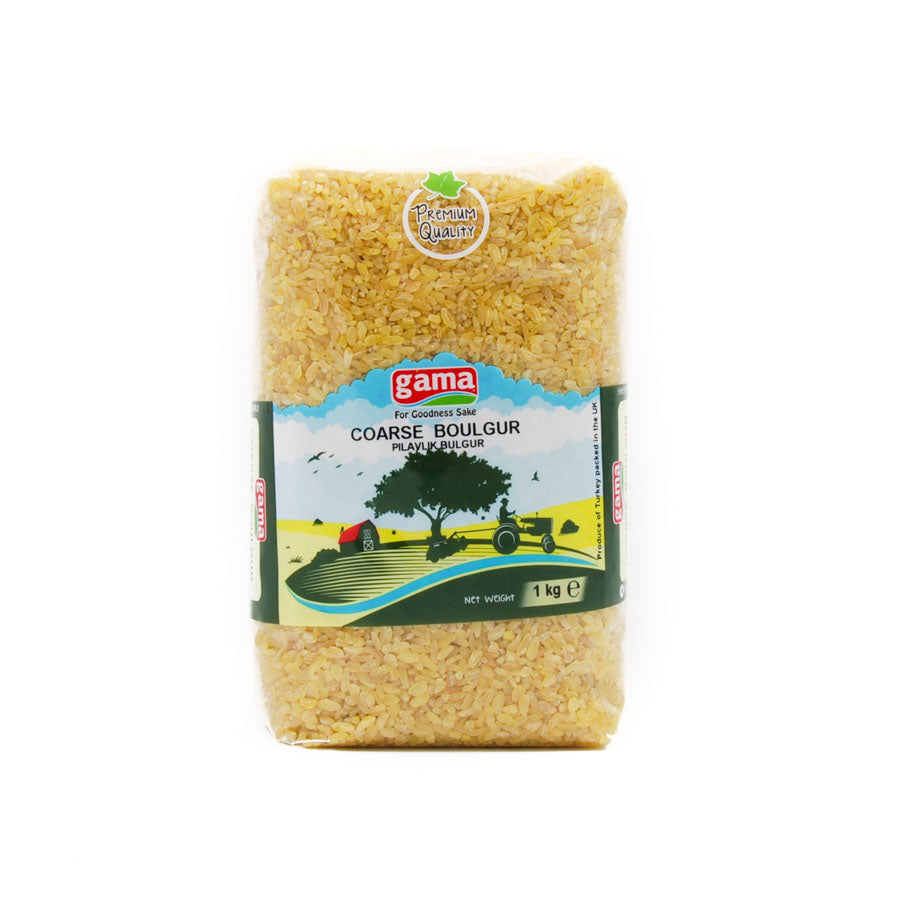 Gama Coarse Boulgur Wheat 1kg Ingredients Flour Grains & Seeds Middle Eastern Food