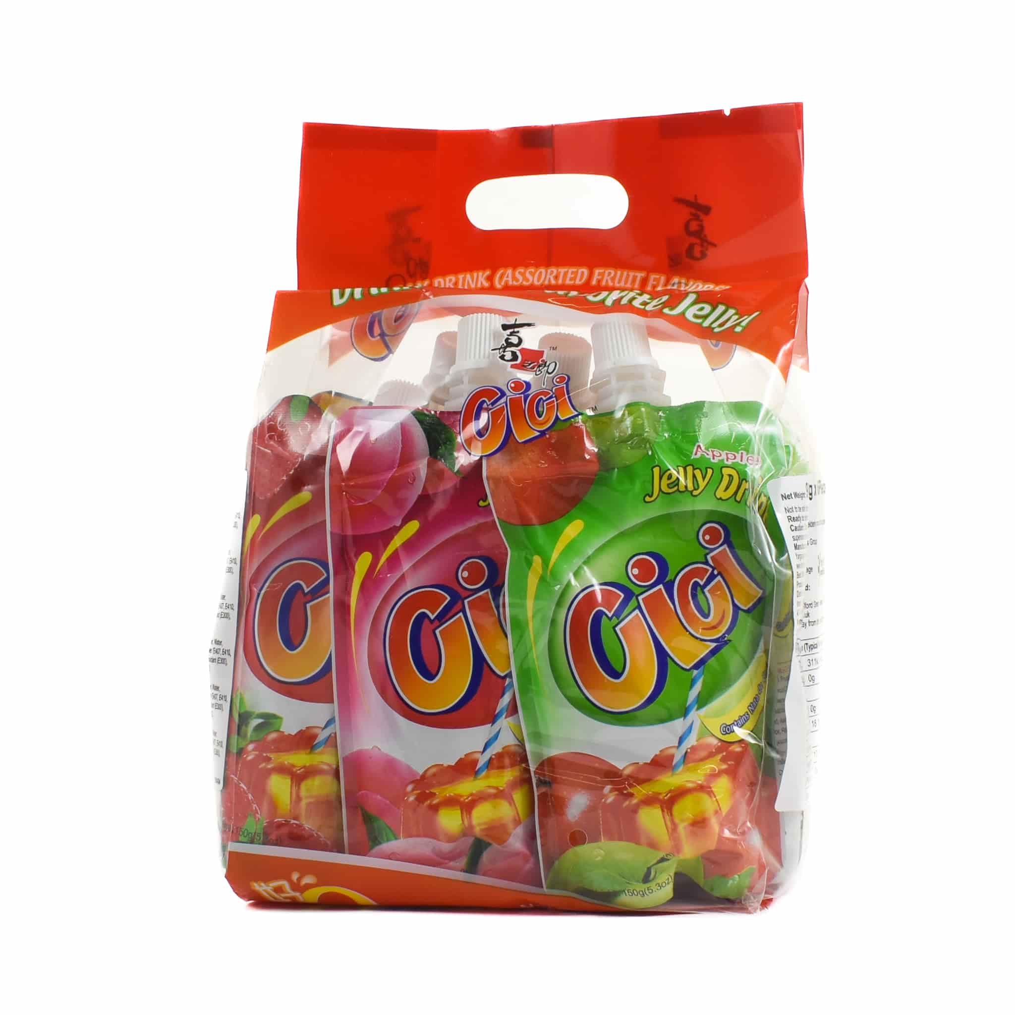 Pack of 6 Selection of Fruit Flavoured Jelly Juices, 150g