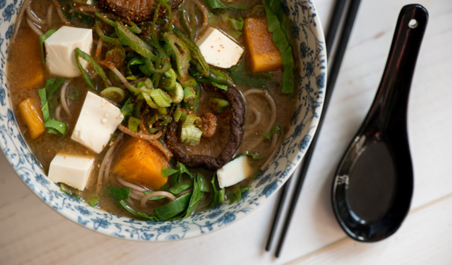 Vegan Miso With Buckwheat Noodles Recipe